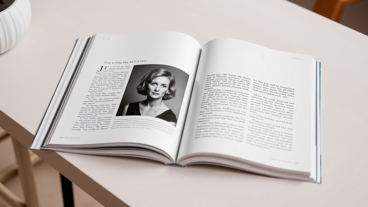 Interior spread of Nexamom magazine showing typography and article layout